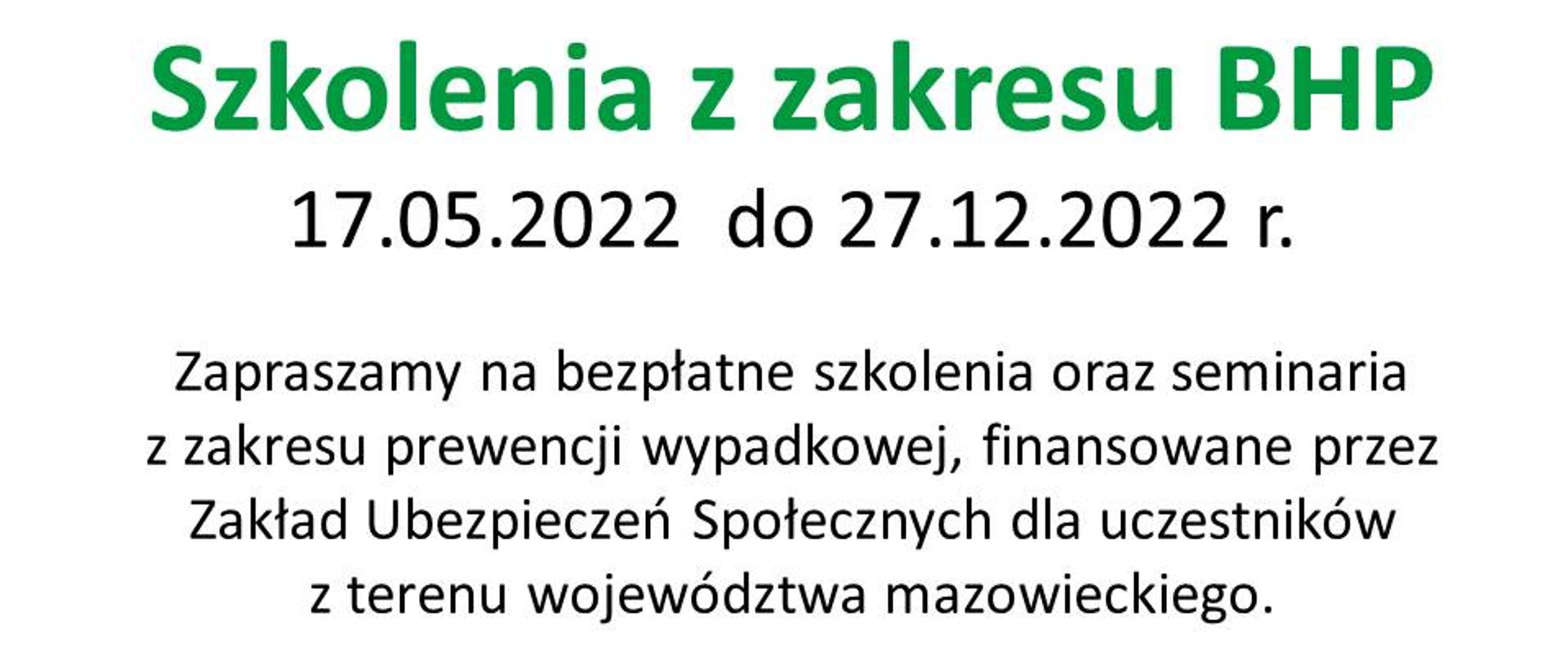 szkolenie bhp