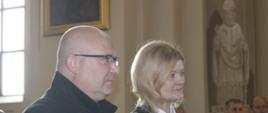 Ksiądz Piotr Chodźko - Proboszcz i Wójt Iwona Księżopolska