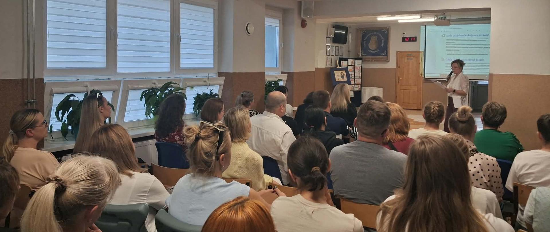 Wystąpienie pani Dyrektor