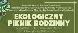 Ekologiczny Piknik Rodzinny - plakat 