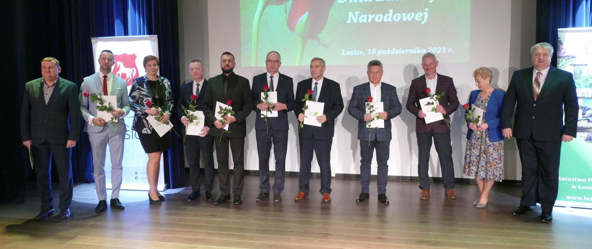 Wicestarosta Powiatu Łosickiego M.Michaluk , Nagrodzeni, Starosta Powiatu Łosickiego J.Kobyliński 