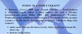 Pomoc dla osób z Ukrainy