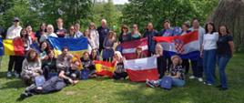 Młodzież z zagranicznej wymiany w ramach Programu Erasmus+ w Ożennej!
