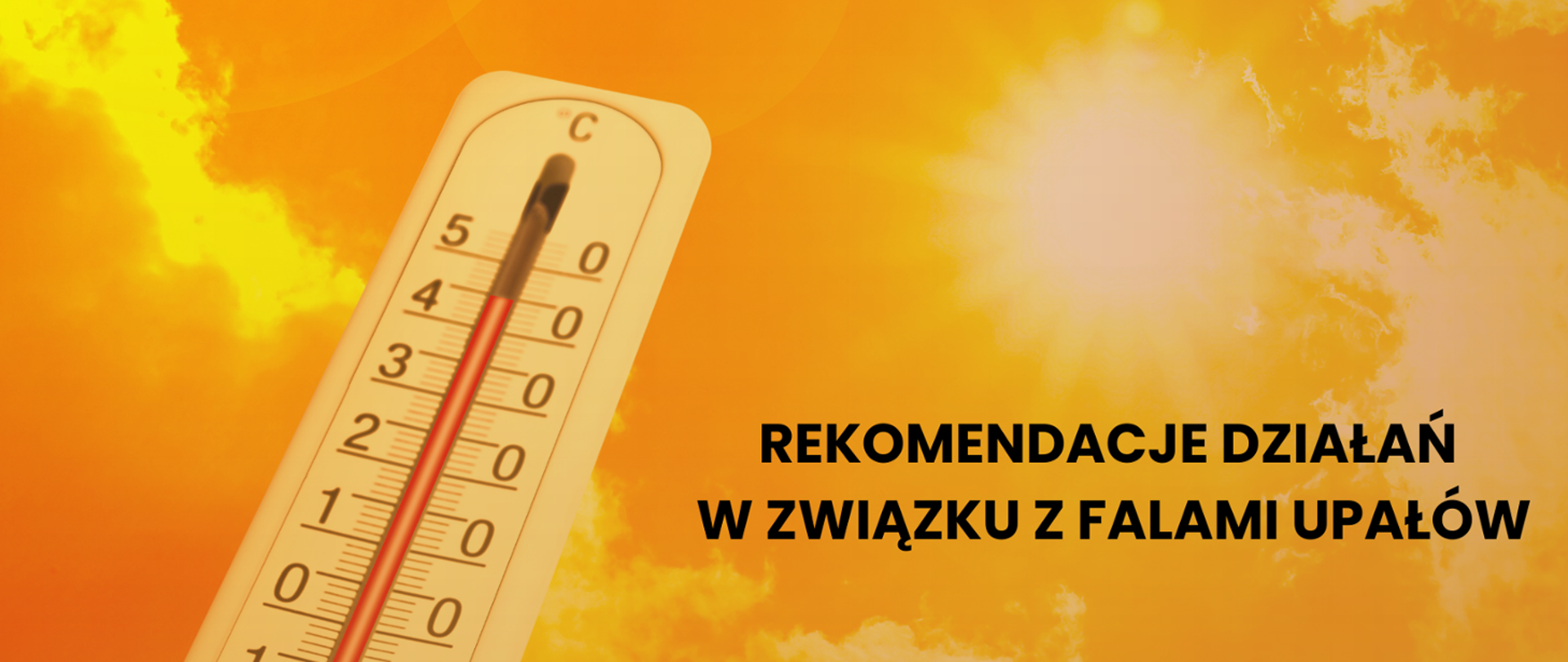 rekomendacje działań w związku z falami upałów