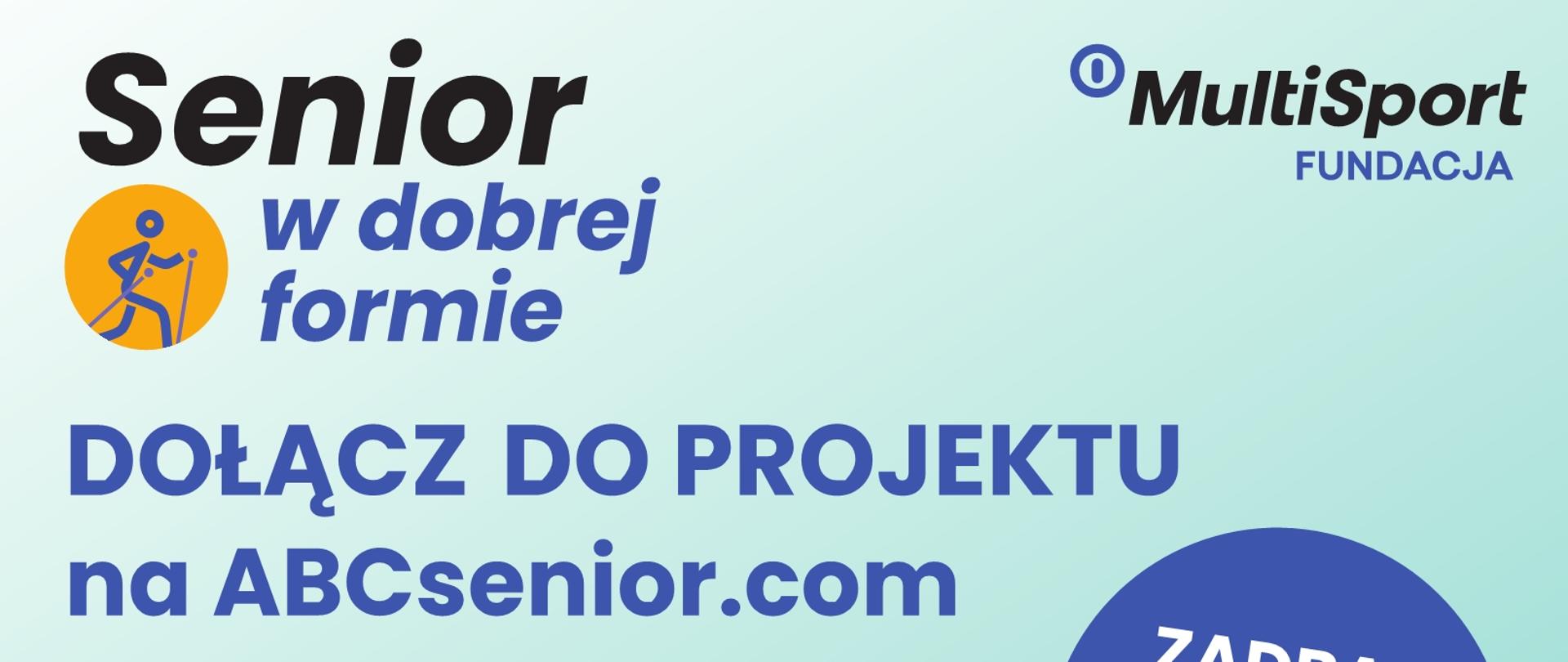 Plakat Senior w dobrej formie