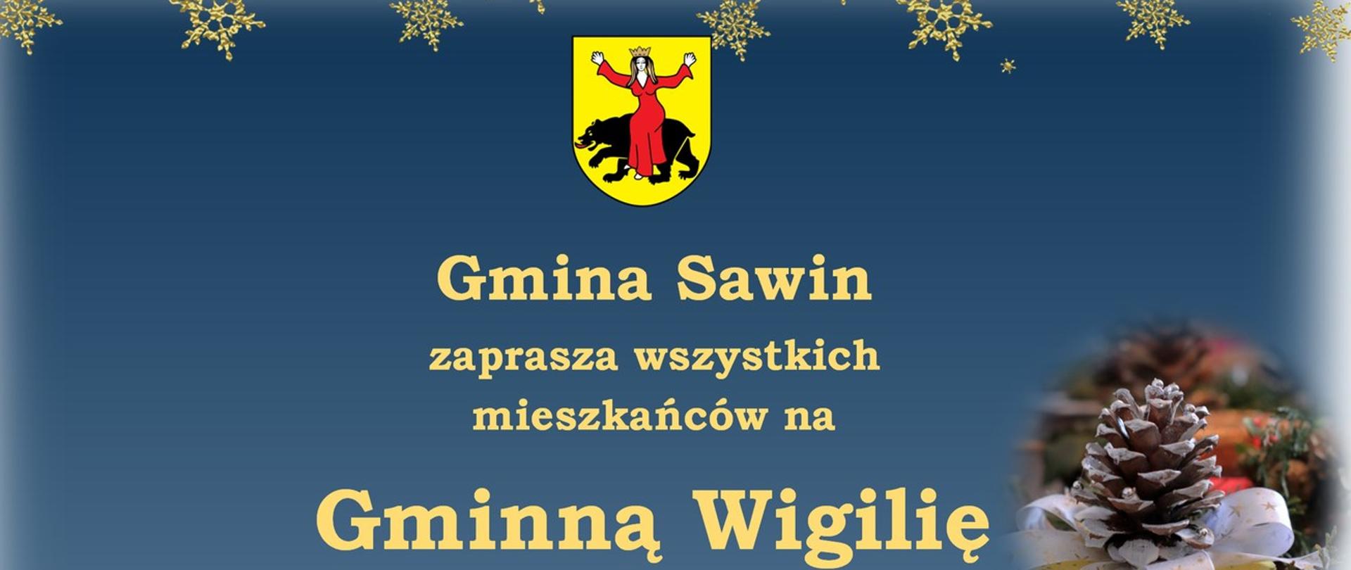 Plakat gminna wigilia