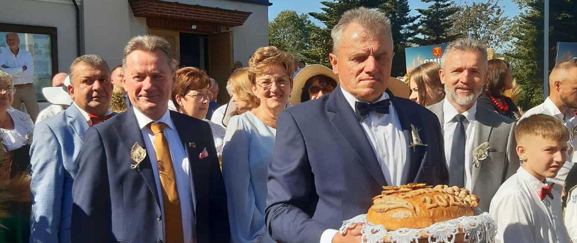 Delegacja dożynkowa sołectwa Łąki