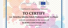 Code Week w świetlicy szkolnej