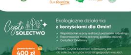 Czyste Sołectwo – zbiórka elektroodpadów, nagrody pieniężne dla sołectw