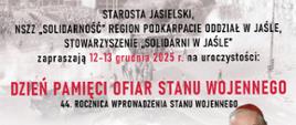 44. rocznica wprowadzenia stanu wojennego