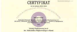 Certyfikat