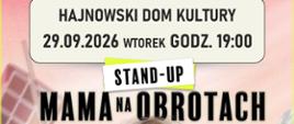 Na plakacie wizerunek aktorki, u góry info o wydarzeniu, zawarte w artykule.