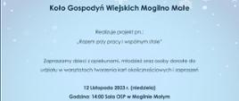 Warsztaty z Kołem Gospodyń Wiejskich z Mogilna Małego