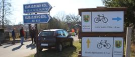 Remontowany odcinek chodnika pokrywa się z siecią istniejących szlaków rowerowych