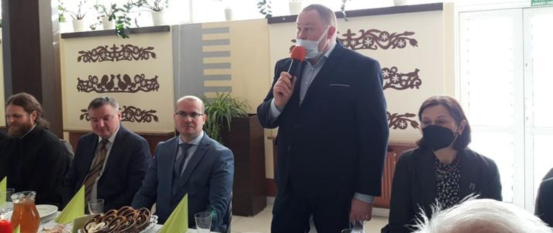Spotkanie opłatkowe bielskiego koła terenowego Polskiego Związku Niewidomych