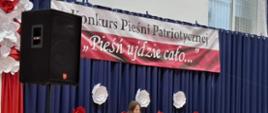 Zosia podczas XV Konkursu Pieśń ujdzie cało... w Pułtusku.