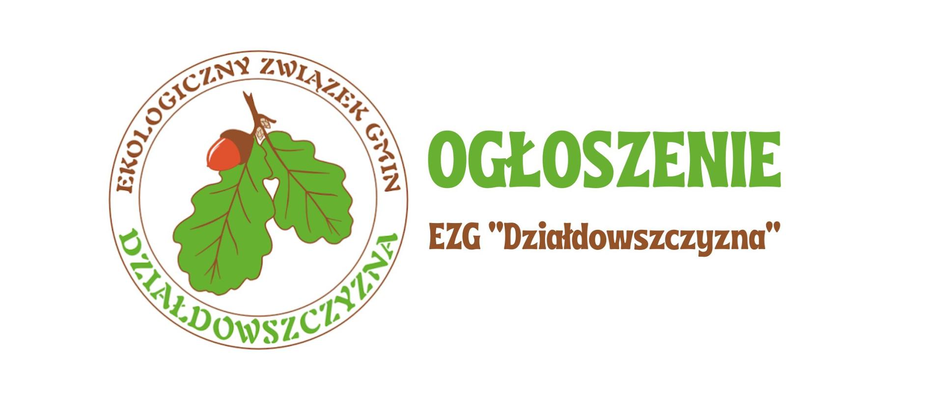 Ogłoszenie Ekologicznego Związku Gmin "Działdowszczyzna"
