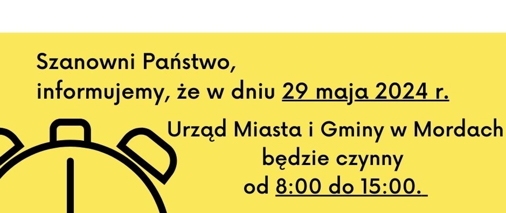 Godziny otwarcia UMiG w Mordach