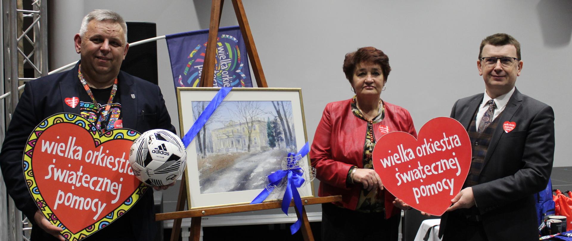 Przekazanie gadżetów na WOŚP
