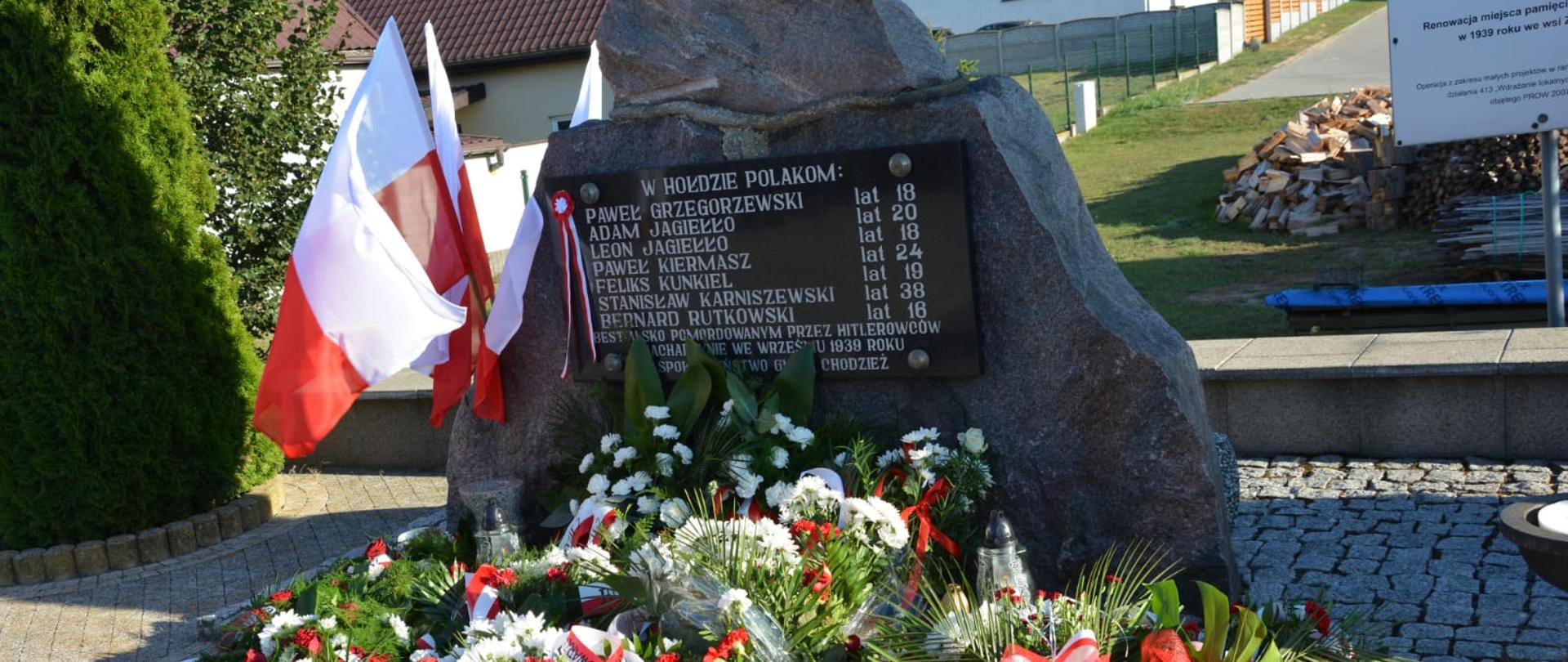 Pomnik pomordowanych w Zacharzynie w czasie II wojny światowej