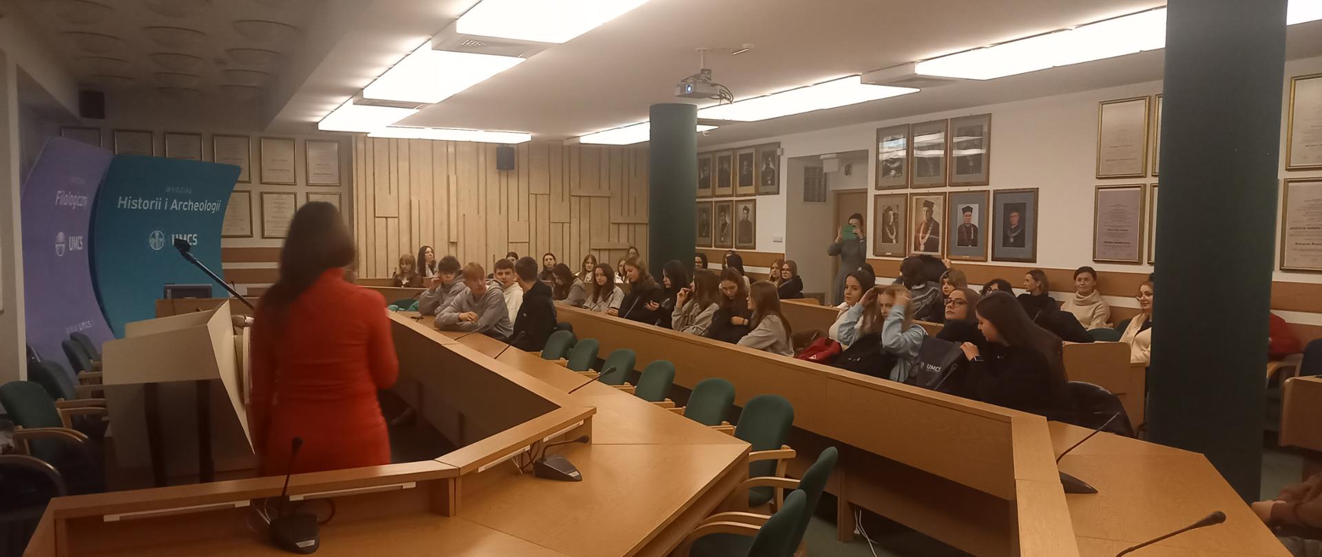Uczniowie Broniewskiego w UMCS
