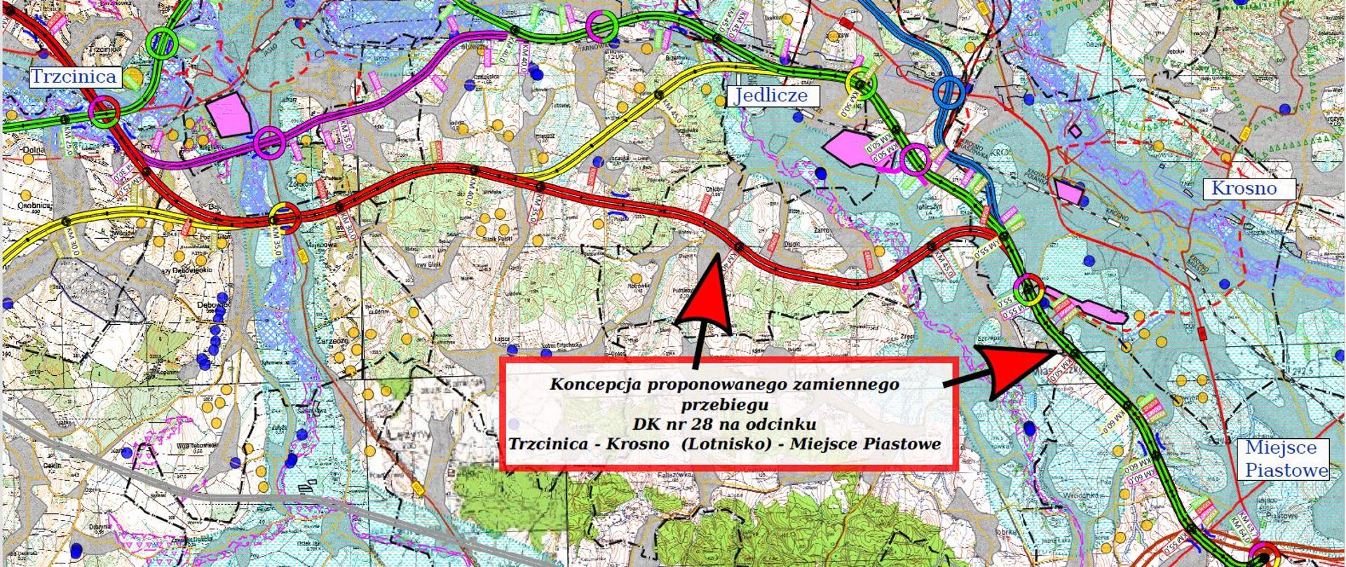 plan sytuacyjny z opisem