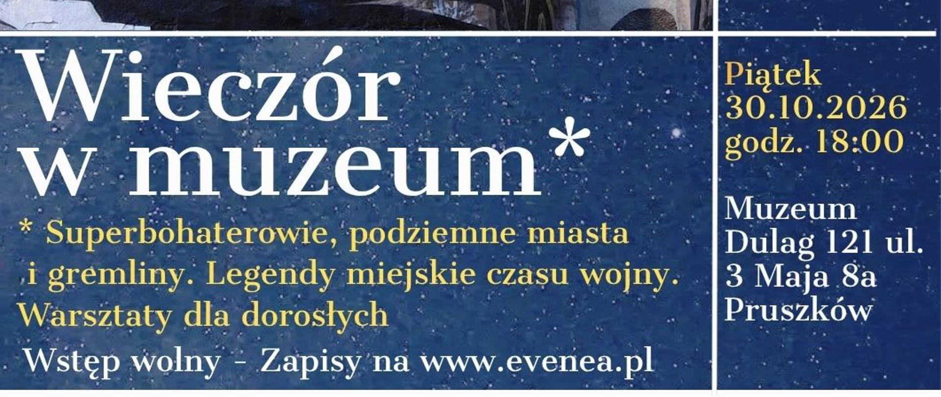 3010_-_Wieczór_w_Muzeum_-_wojenne_legendy_PLAKAT