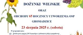 Dożynki wiejskie w Gromadzicach