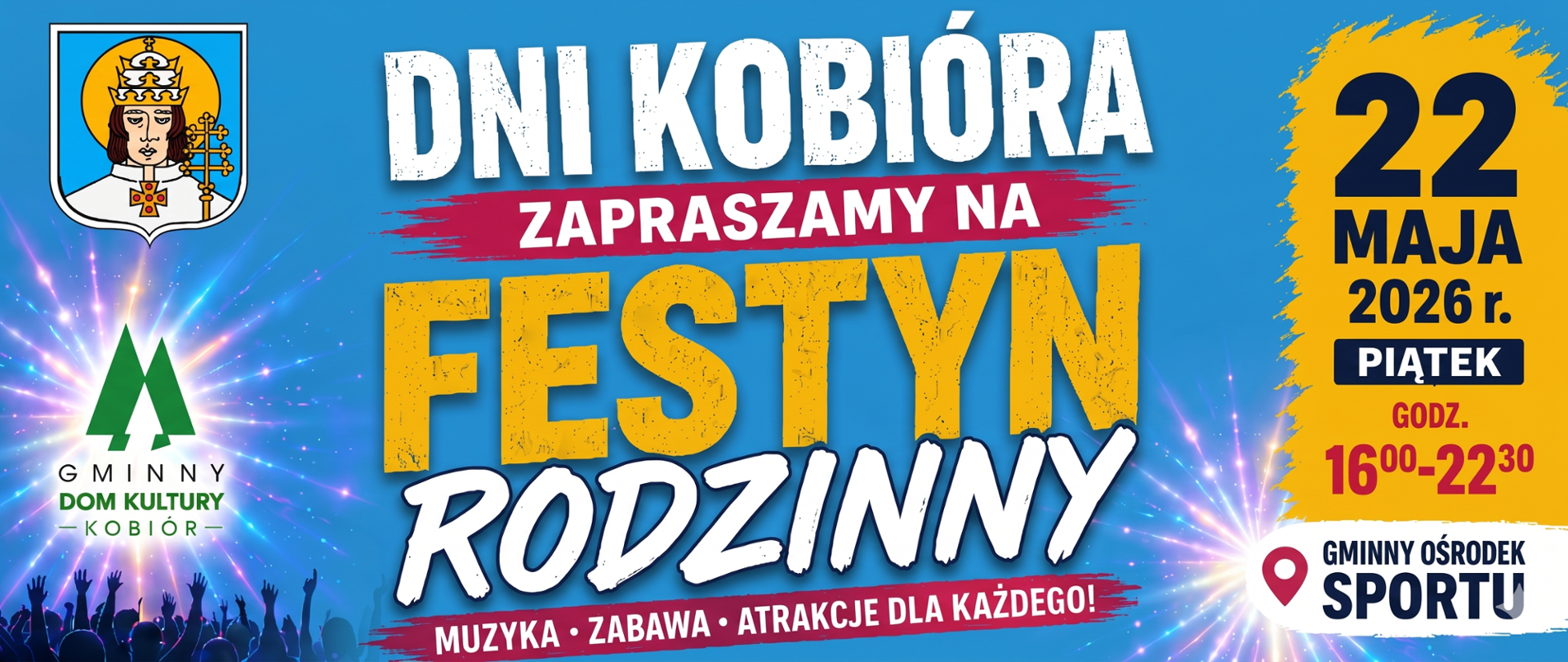 Program Festynu Rodzinnego - baner informacyjny