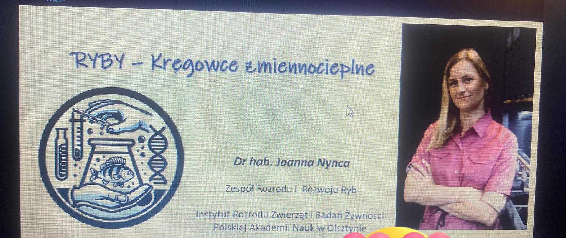 Wykłady "Ryby-kręgowce zmiennocieplne"