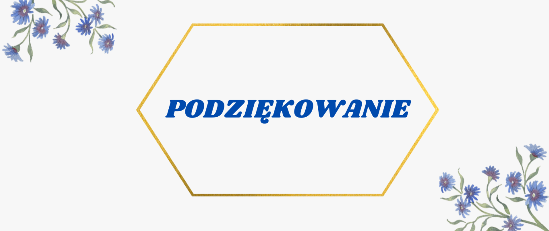 podziękowanie