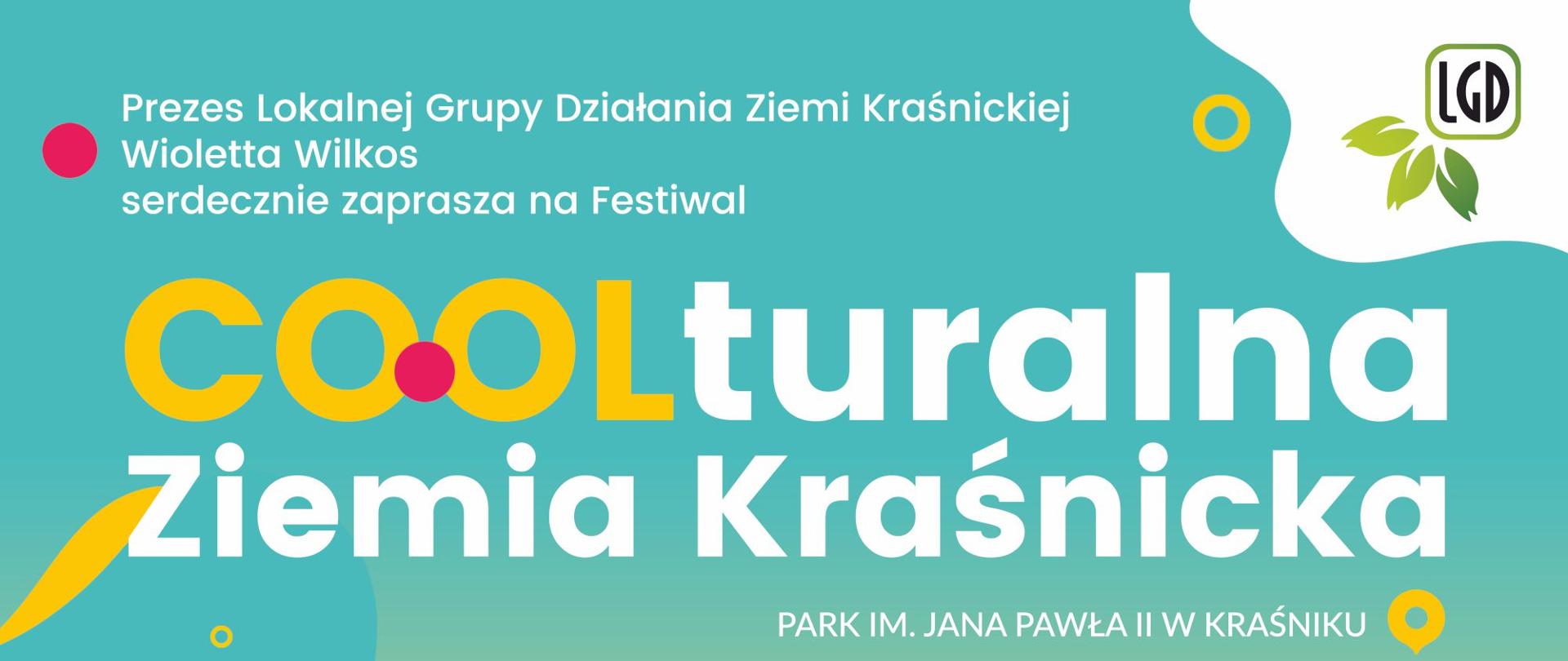 Zdjęcie przedstawia plakat dotyczący zaproszenia na festiwal