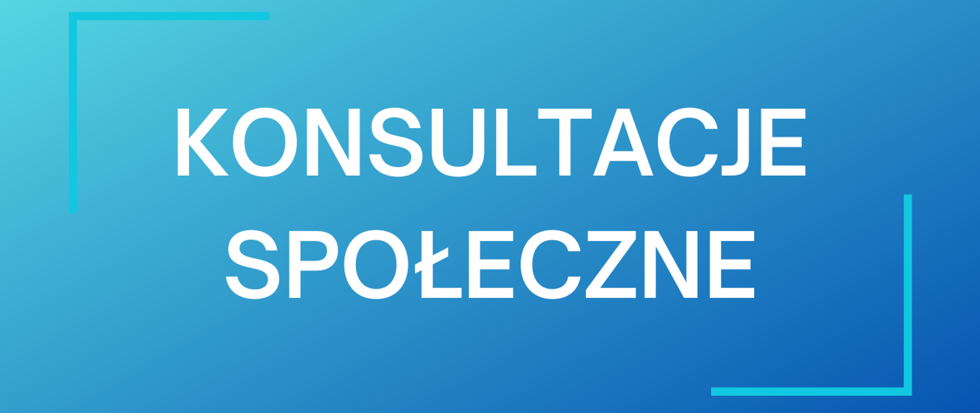 konsultacje społeczne