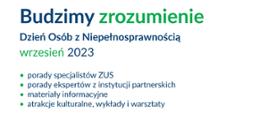 Plakat promujący Dzień Osób z Niepełnosprawnością 