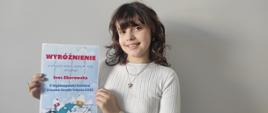 Inez Zborowska z wyróżnieniem na V Ogólnopolskiego Festiwalu Piosenki Zimowe Granie Gdynia 2025