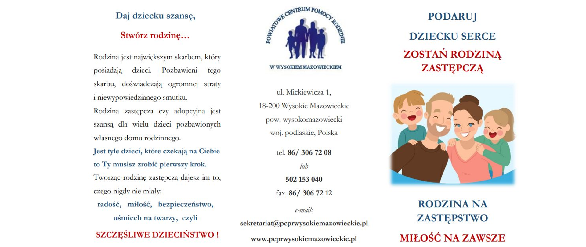 Zostań rodziną zastępczą