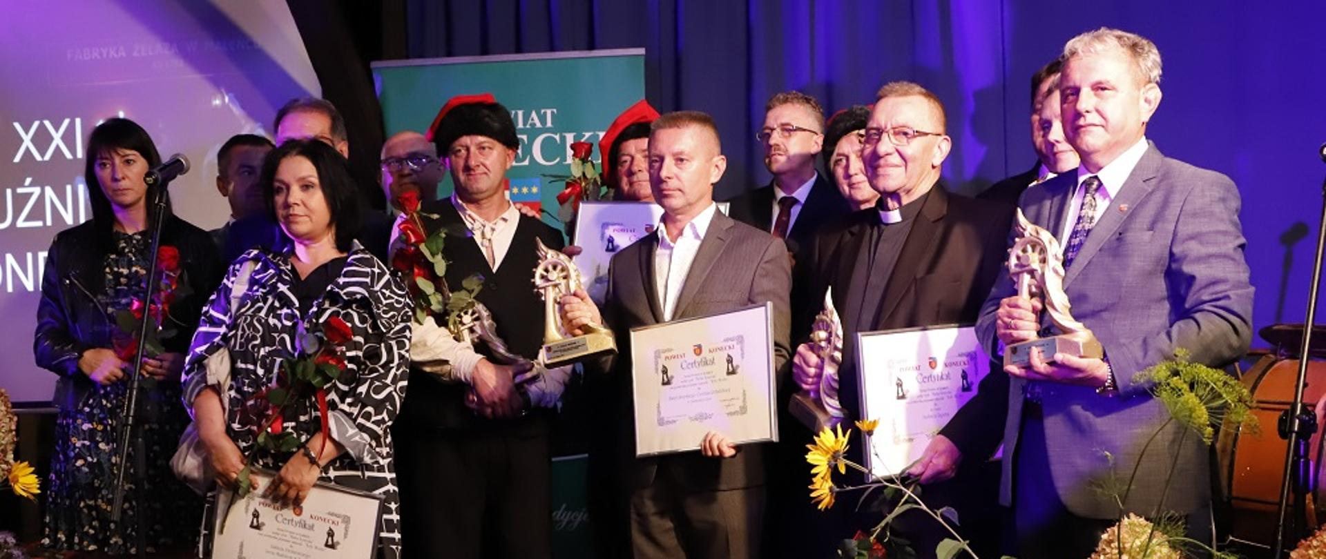 Laureaci Marki Koneckiej 2020 na scenie