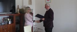 wręczenie przekazania obowiązków dyrektora DPS-u