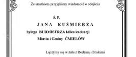 Kondolencje Jan Kuśmierz
