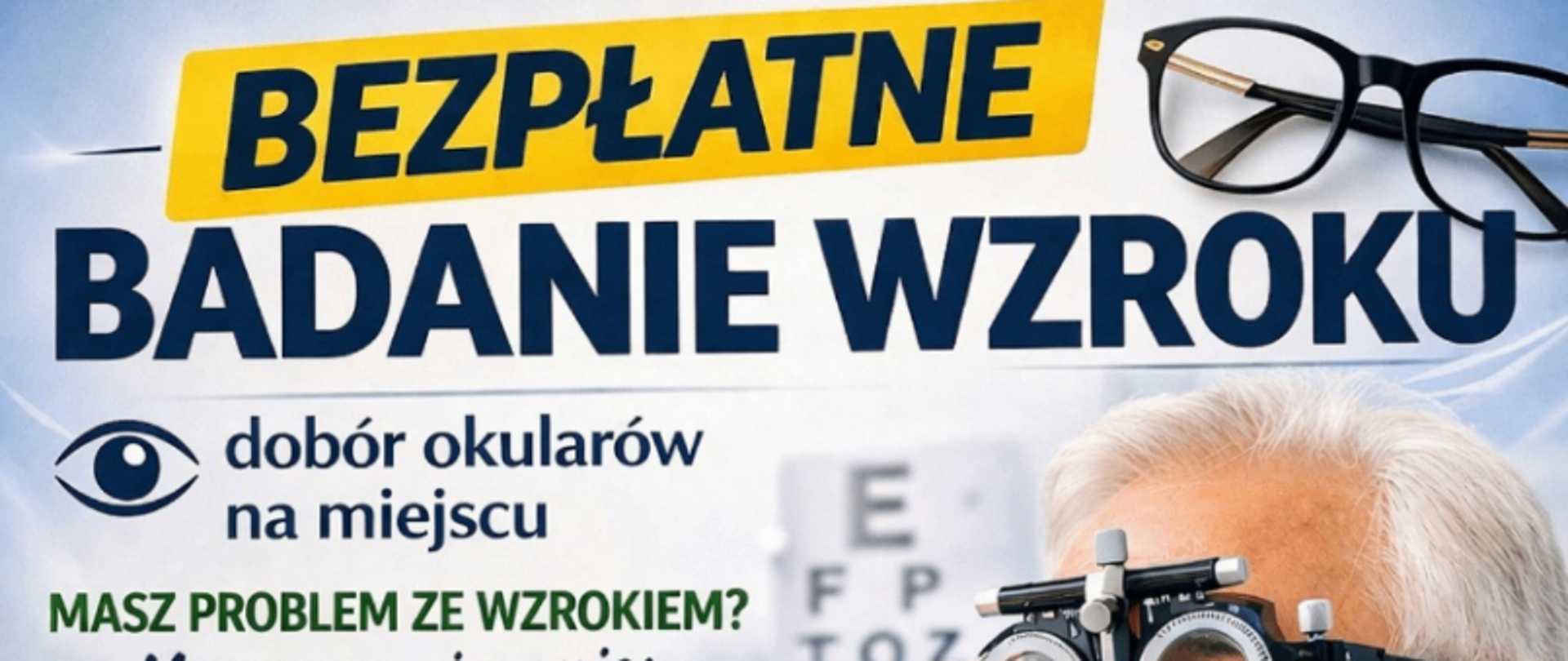 Bezpłatne badaniu wzroku dla mieszkańców gminy Pokrzywnica