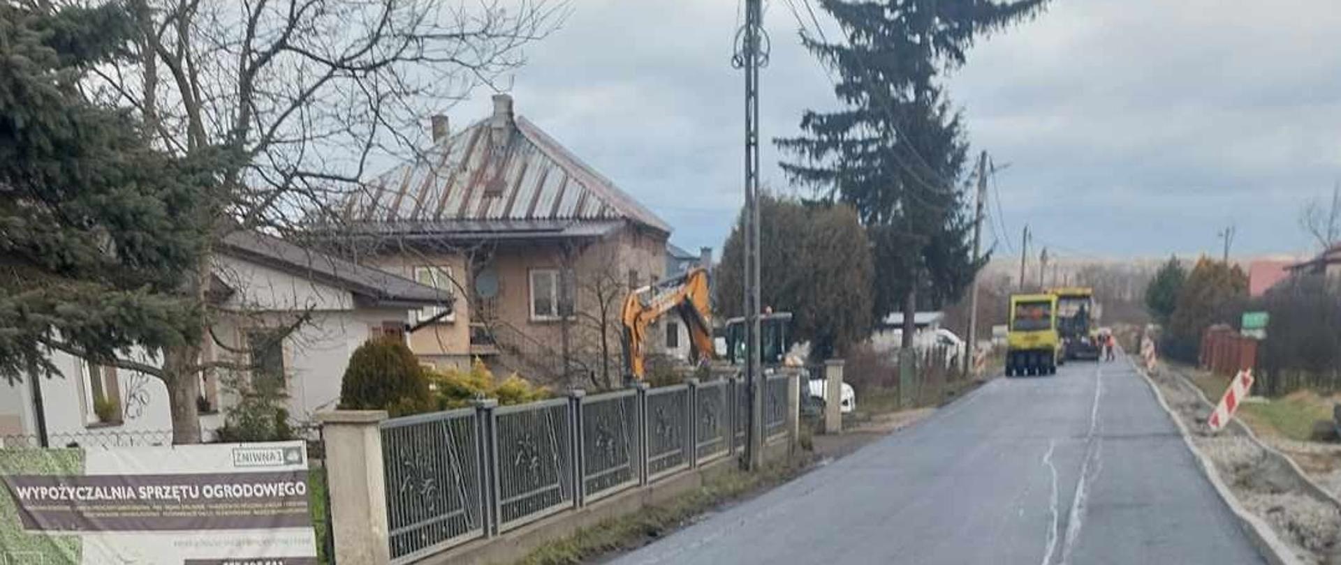 Trwają prace na ul. Żniwnej