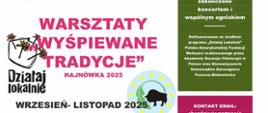 Na plakacie umieszczono grafikę kopuły cerkwi z kolorowymi nutami, u dołu informacje o projekcie, zawarte w artykule.