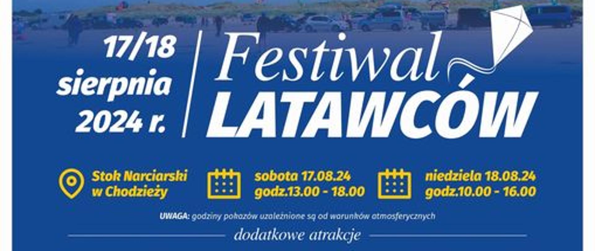 plakat festiwal latawców 