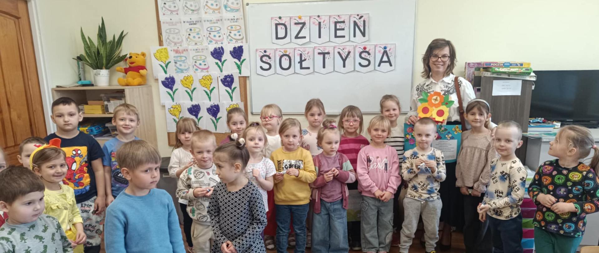 Dzień Sołtysa-wręczenie laurki Pani Sołtys