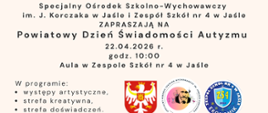 Powiatowy Dzień Świadomości Autyzmu 2026