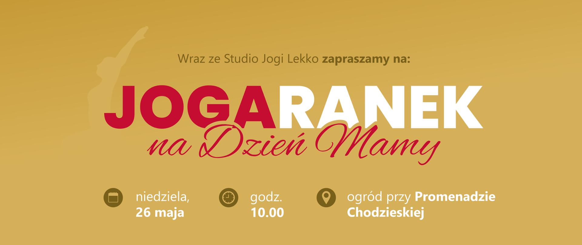 jogaranek plakat grafika i informacja o wydarzeniu