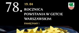 78. rocznica powstania w getcie warszawskim
