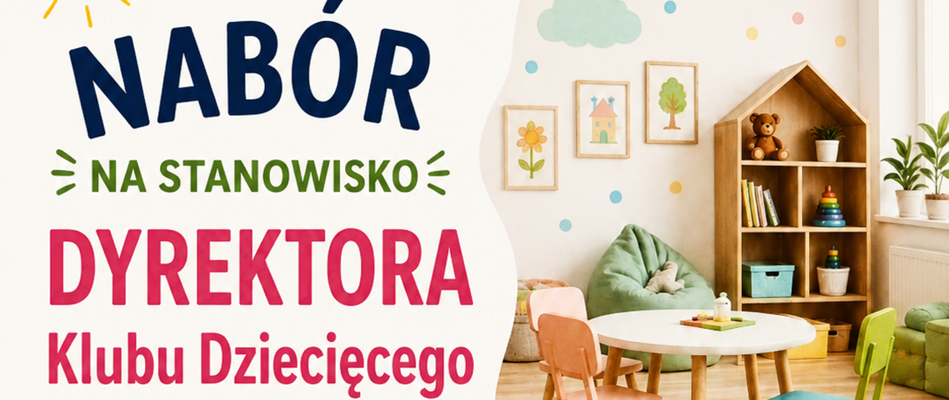 Nabór na stanowisko Dyrektora Klubu Dziecięcego w Hołubli