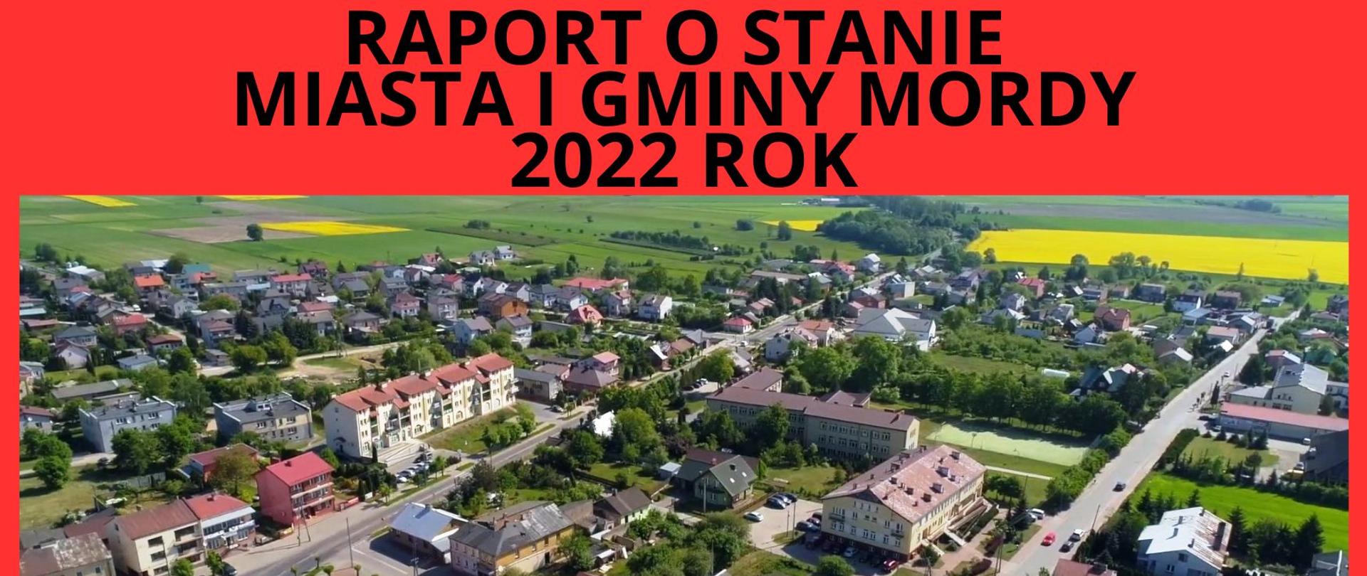 Raport o stanie Miasta i Gminy Mordy 2022 rok.