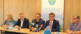 Konferencja prasowa partnerów Rajdu Rowerowego Szlakiem Brygady Świętokrzyskiej Narodowych Sił Zbrojnych